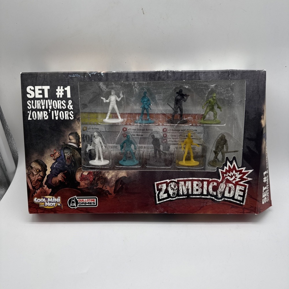 Zombicide Set #1 Survivors & Zombivors Kickstarter Exclusive CMON BRAND NEW